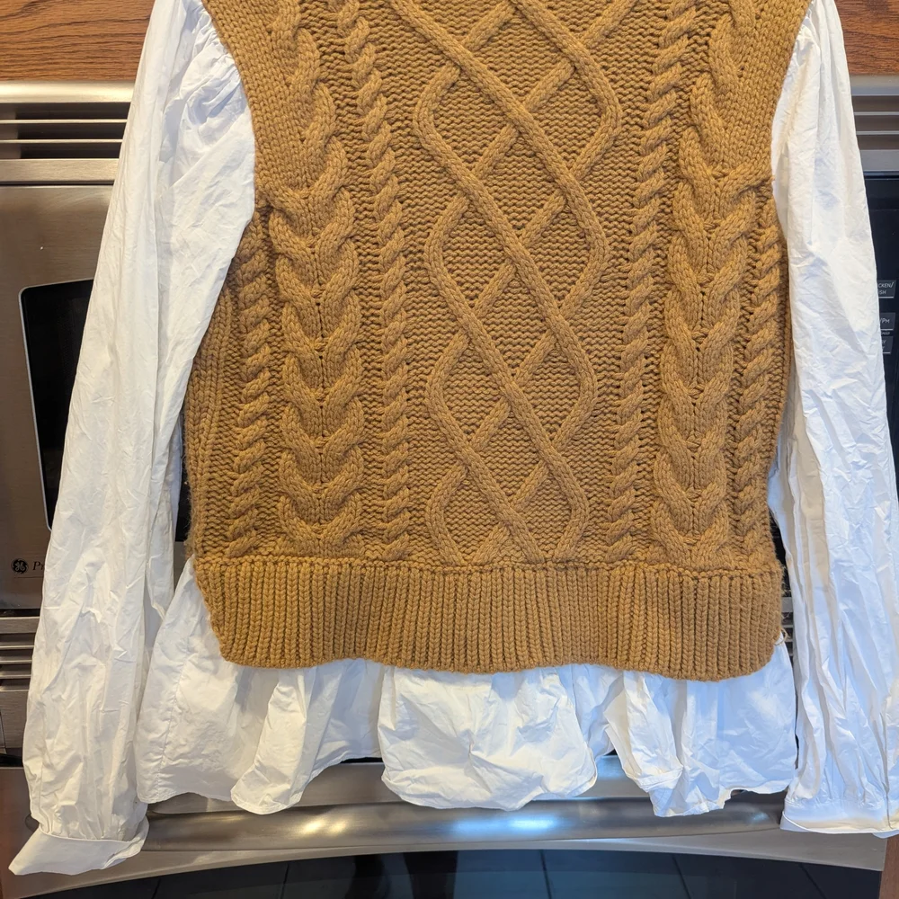 Anthropologie Cable Sweater and Sleeves - Picture 3 of 5